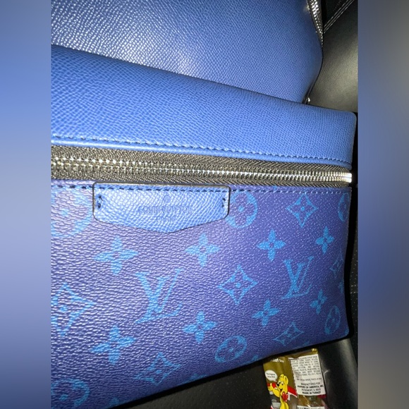 Louis Vuitton Discovery Backpack Monogram Pacific Taiga PM Blue - Picture 10 of 16